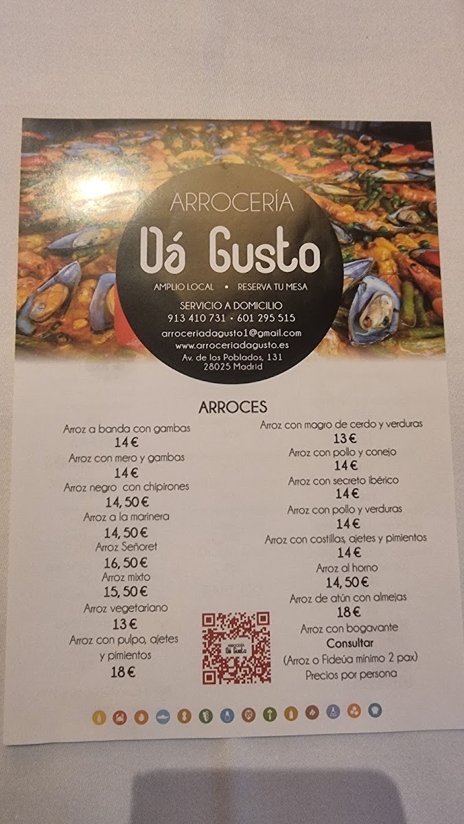 Menu Arrocería Da Gusto-3